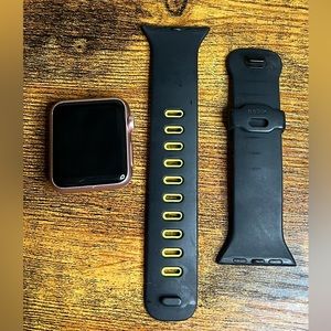Rose gold apple watch series 1